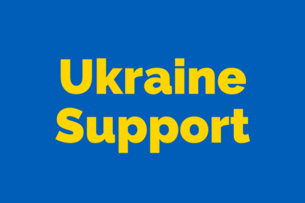 Ukraine Support website button