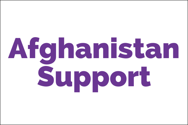 Afghanistan Support project button