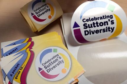 Celebrating Sutton's Diversity New materials available, stickers and pocket guide