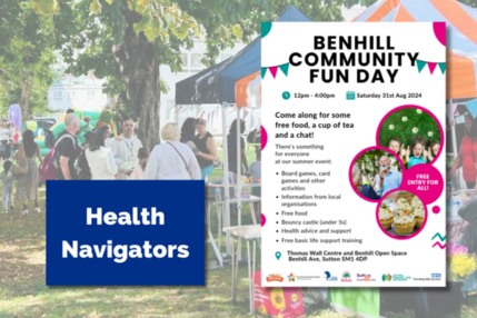 Health Navigators Benhill Community Fun Day 31st August 2024