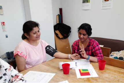 Health Navigators blood pressure checks