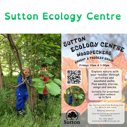 V061 - Volunteer Helper for Nature-Themed Parent & Toddler Group - Sutton Ecology Centre