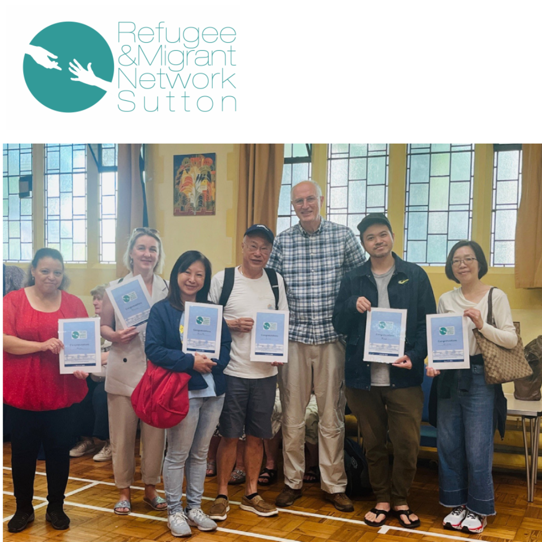 V121 - Class teacher (recognised ESOL qualification required) - weekly - Refugee and Migrant Network Sutton (RMNS)