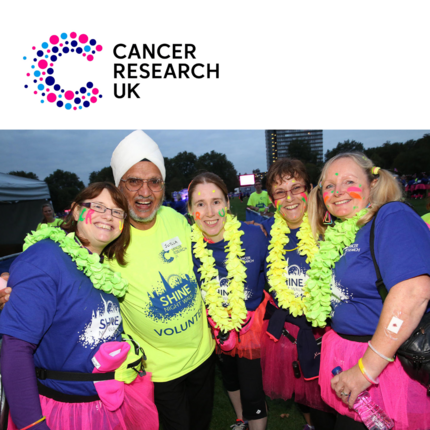 V234 - Volunteer for Cancer Research UK at Shine Night Walk London 2025 (20th - 21st September 2025) - Cancer Research UK
