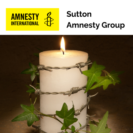 V242 - Human Rights Activist - Amnesty International - Sutton Amnesty Group