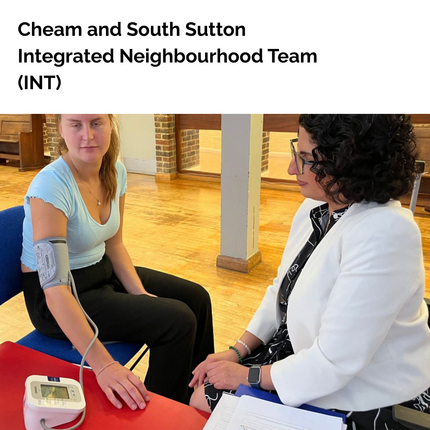 V313 - Co-Chair Cheam and South Sutton Integrated Neighbourhood Team - Cheam and South Sutton Integrated Neighbourhood Team