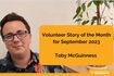 Volunteer Story of the month September Toby 6 x 4 