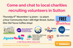 Volunteering Talk Money Week pop-up 6x4