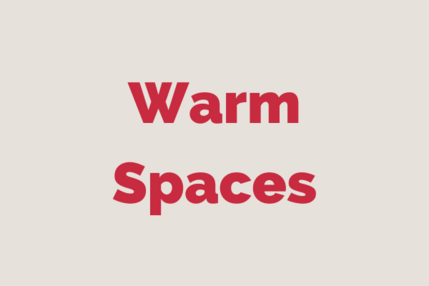 Warm Spaces website button 6x4