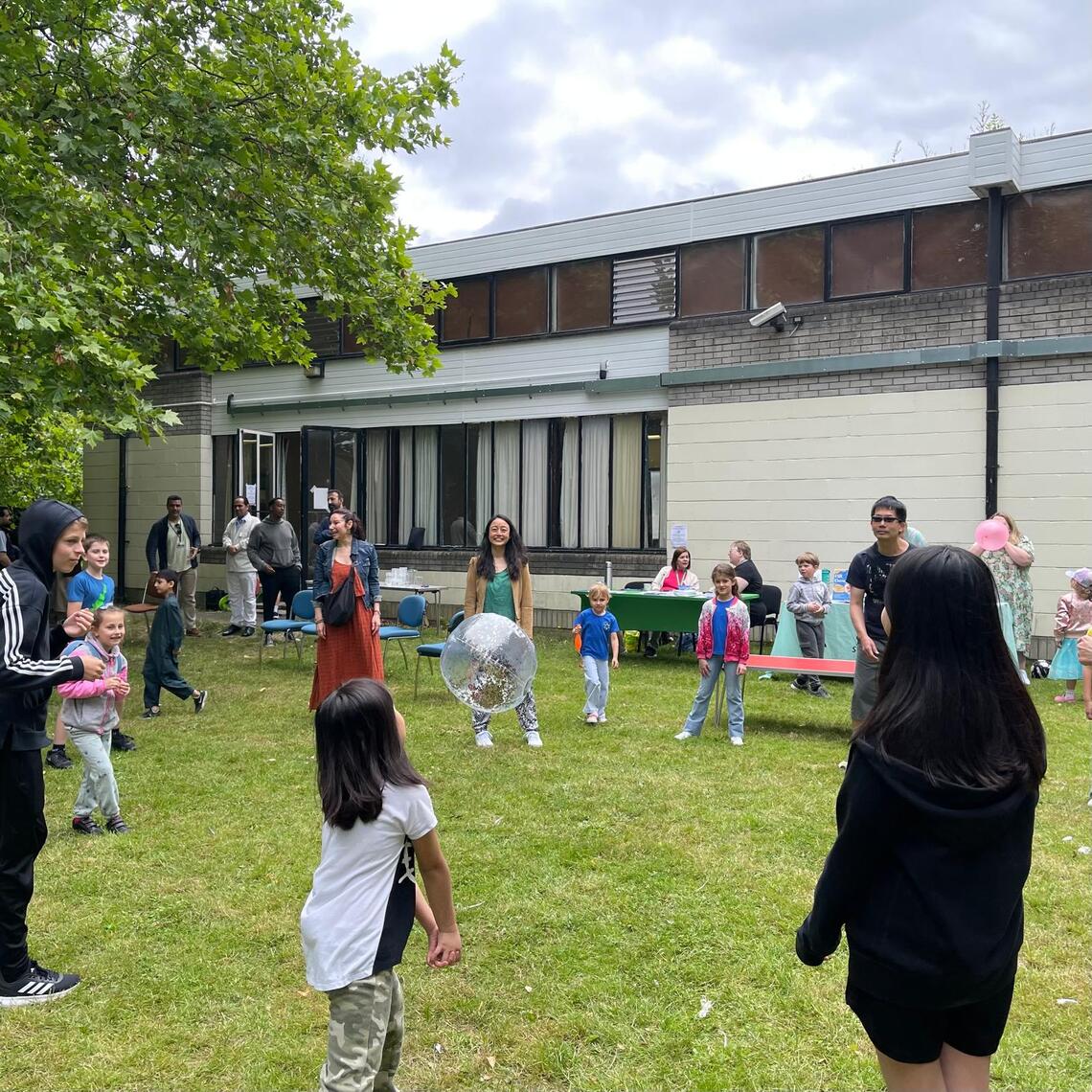 Young Commissioners Refugee Picnic ball games