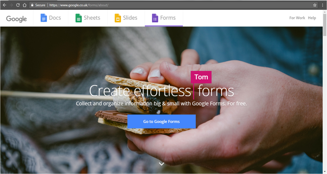 Google Forms screenshot