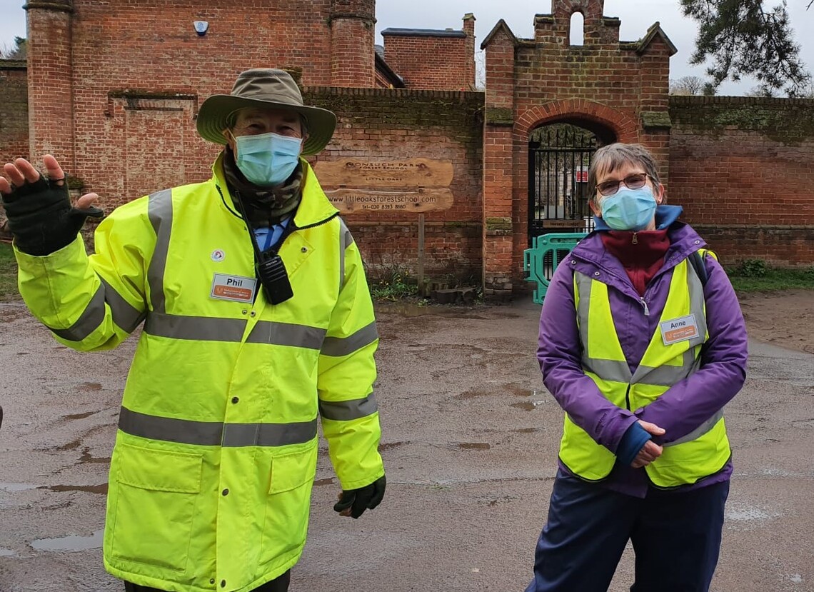 Nonsuch Volunteers Phil and Anne