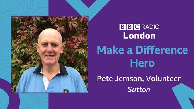 Pete Jemson BBC Radio London Make a Difference Hero