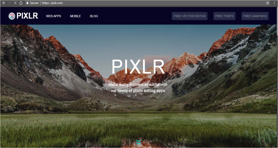 Pixlr screenshot