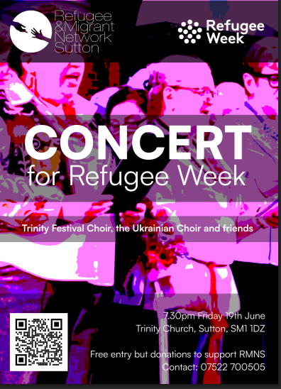 Refugee Week 2026 Concert poster