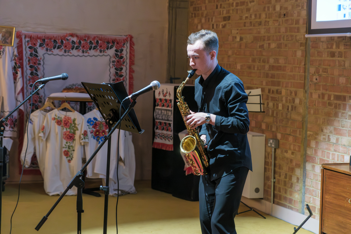 Saxophone Solo by Ukranian musician Volodymyr