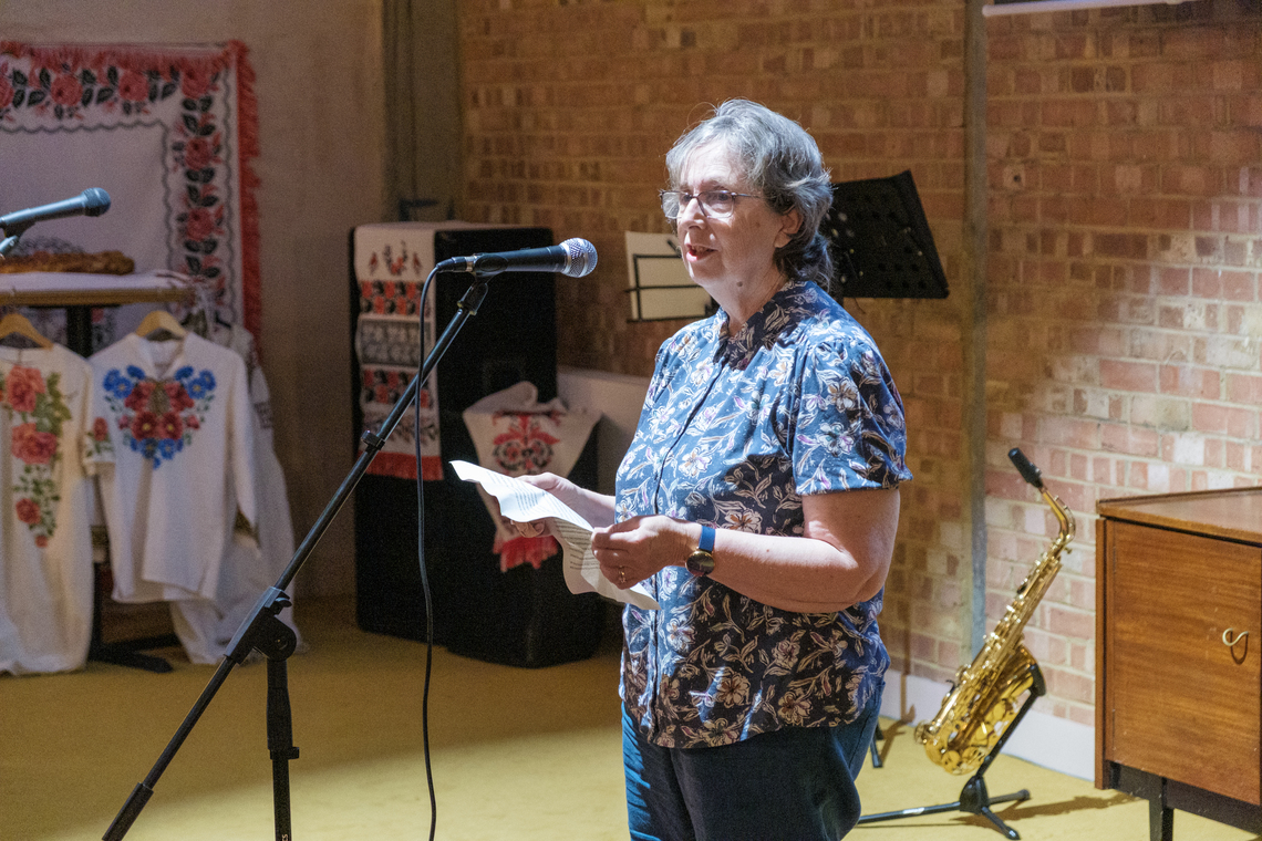 Speaker Gill from the Salvation Army Church