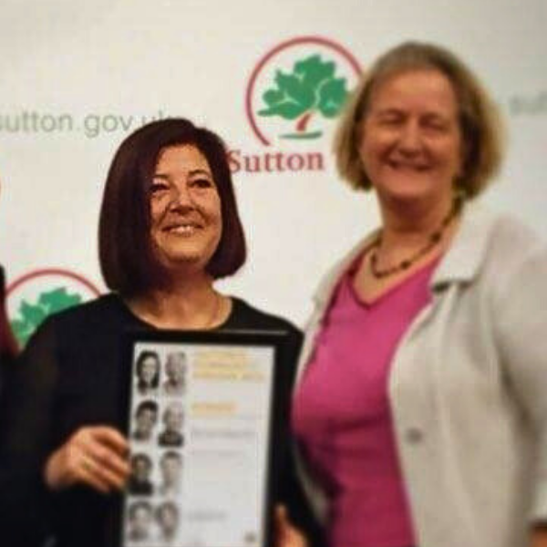 Teresa Martucci Improving Lives Sutton Community Award 2016 National Care Leavers Week