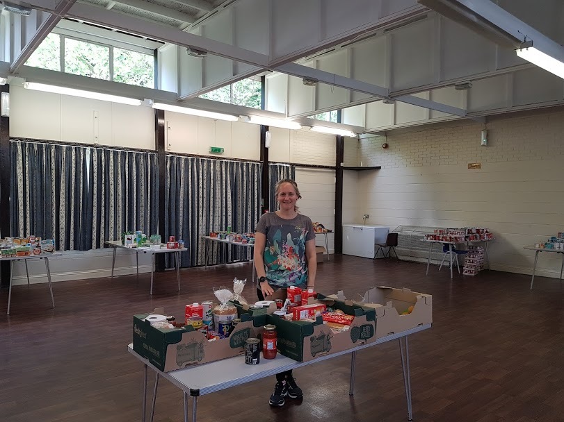 Volunteer Centre Sutton volunteer at food hub
