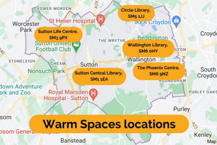 Warm Spaces Map